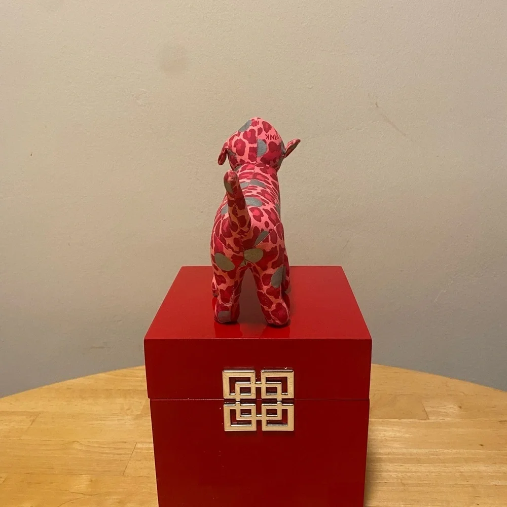 Victoria's Secret Pink Plush Dog Collectible Leopard Cheetah Polka Dot VS